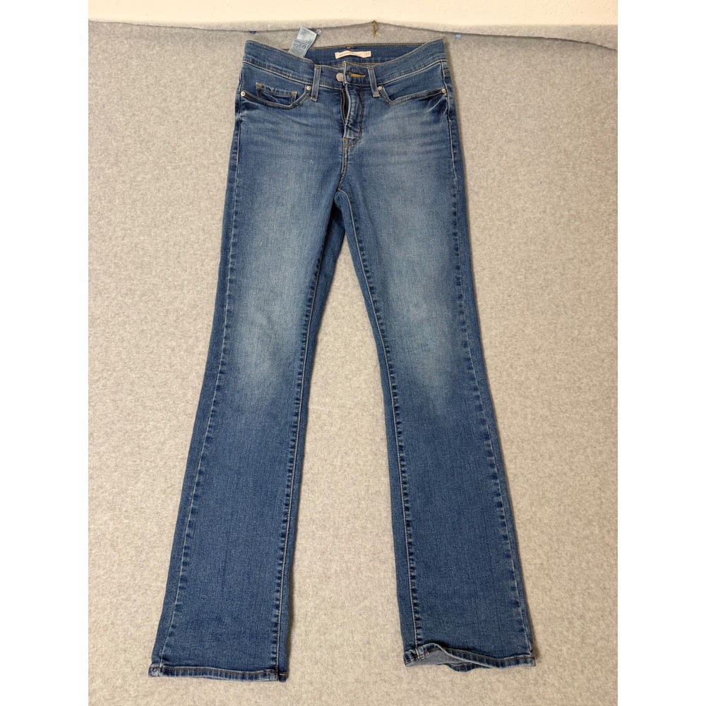 Levi's 315 Shaping Bootcut Jeans Womens 27x32 Mid Rise Stretch Blue Denim Pants